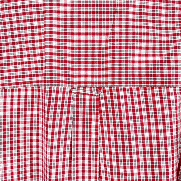 Chaps Easy Care Dress Shirt Mens L Red Plaid Button Down Collar LS - Picture 5 of 10